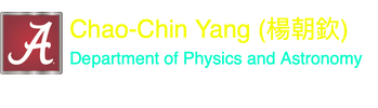 Chao-Chin Yang (&#26954;&#26397;&#27453;) @ The University of Alabama